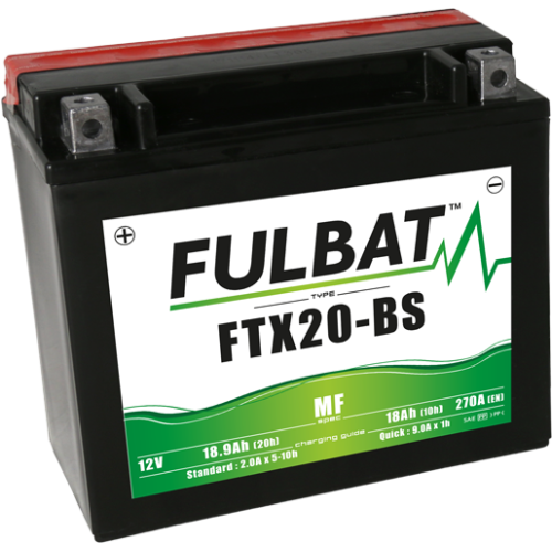 FULBAT Baterie 12V/18Ah FTX20-BS (YTX20-BS) Access Shade, Xtreme, Arctic Cat, Harley Davidson