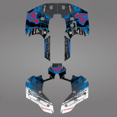 GRAPHIC STICKER KIT for Segway AT5-L blue