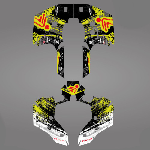 GRAPHIC STICKER KIT for Segway AT5-L green