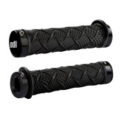 ODI GRIPS X-TREME ATV grips 130mm Black w/Black LOCK-ON Bonus Pack Black W/Black Clamps