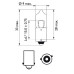 Set 10 becuri H6W 12V 6W Philips
