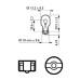 Set 2 becuri W16W 12V 16W Philips-blister