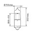 Set 10 becuri HY21W 12V 21W Philips