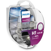 Set 2 becuri H1 12V 55W Vision Plus Philips