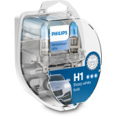 Set 2 becuri H1 12V 55W WhiteVision Ultra Philips