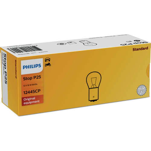 Set 10 becuri P25 12V 18W Philips