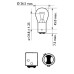 Set 10 becuri PR21/5W 12V 21/5W Philips