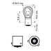 Set 2 becuri PY21W 12V 21W Galben Philips-blister