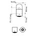 Set 10 becuri R10W 12V 10W Philips