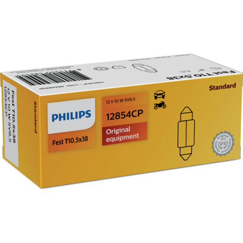 Set 10 becuri C10W 12V 10W Philips