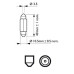 Set 10 becuri C5W 12V 5W Bec soffite Philips
