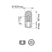 Set 2 becuri W5W 12V 5W WhiteVision ultra Philips-blister