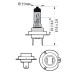 Set 2 becuri H7 12V 55W WhiteVision Ultra Philips