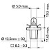 Set 10 becuri W1.2W 24V 1.2W Philips