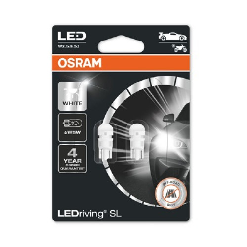 Set 2 becuri W5W 12V 0.8W LEDriving® SL-blister