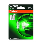Set 2 becuri W5W 12V 5W ULTRA LIFE Osram-blister