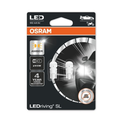 Set 2 becuri W5W 12V 0.5W LEDriving® SL Osram-blister