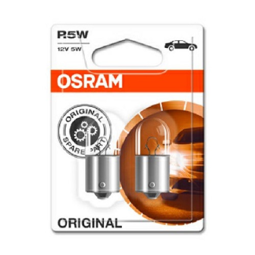 Set 2 becuri R5W 12V 5W Osram-blister