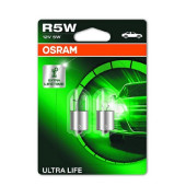 Set 2 becuri R5W 12V 5W ULTRA LIFE Osram-blister