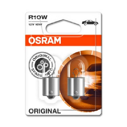 Set 2 becuri R10W 12V 10W Osram-blister
