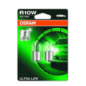 Set 2 becuri R10W 12V 10W ULTRA LIFE Osram-blister