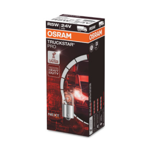 Set 10 becuri R5W 24V 5W TRUCKSTAR® PRO (Next Gen) Osram