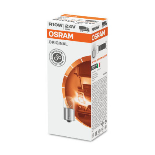 Set 10 Becuri R10W 24V 10W Osram