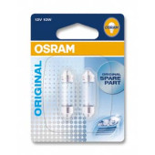 Set 2 becuri C10W 12V 10W Osram-blister