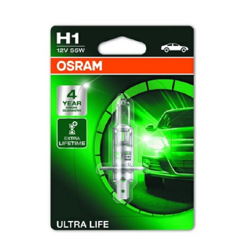 Bec H1 12V 55W Ultra Life Osram blister