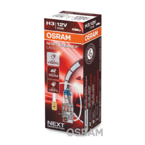 Bec H3 12V 55W NIGHT BREAKER LASER next generation Osram