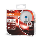 Set 2 becuri H3 12V 55W NIGHT BREAKER® LASER Osram