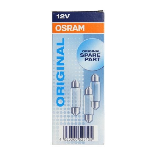 Set 10 becuri C5W 12V 5W Osram