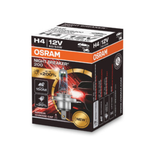 Bec H4 12V 60/55W NIGHT BREAKER® 200 Osram