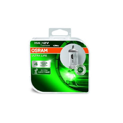 Set 2 becuri H4 12V 60/55W ULTRA LIFE Osram