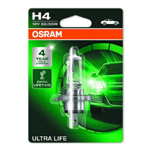 Bec H4 12V 60/55W Ultra Life Osram blister