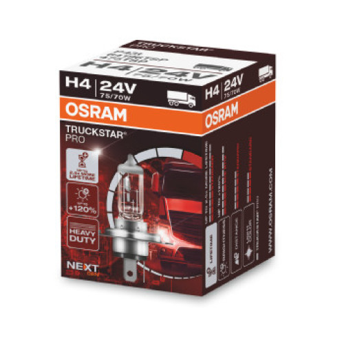 Bec H4 24V 75/70W TRUCKSTAR® PRO Next Gen Osram