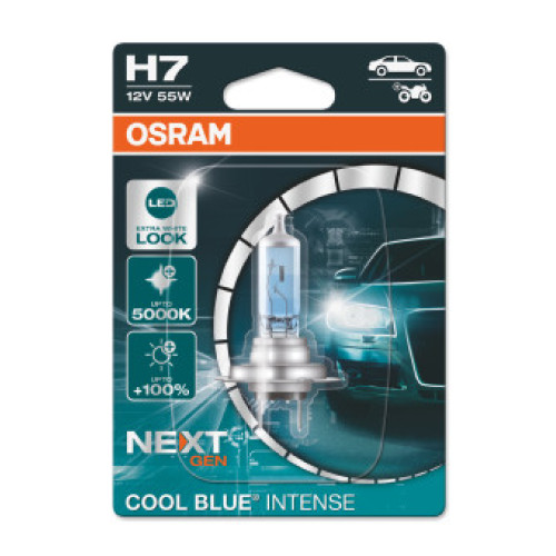 Bec H7 12V 55W COOL BLUE® INTENSE Next Gen Osram blister