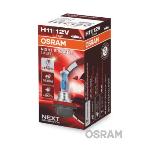 Bec H11 12V 55W NIGHT BREAKER® LASER next generation Osram