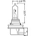 Bec H9 12V 65W Original Osram