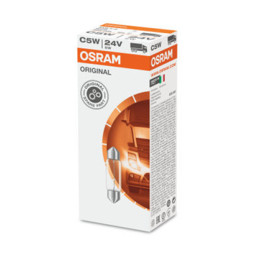 Set 10 becuri C5W 24V 5W Osram