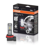 Set 2 becuri H8/H11/H16 12V 9W led LEDriving® FL Osram