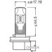 Set 2 becuri H8/H11/H16 12V 9W led LEDriving® FL Osram