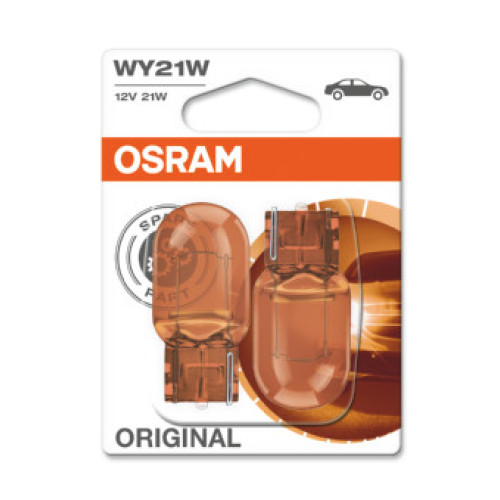 Set 2 becuri WY21W 12V 21W Osram-blister