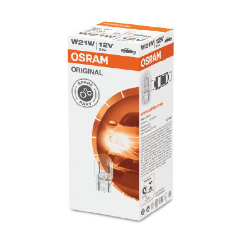Set 10 becuri W21W 12V 21W Osram