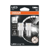 Set 2 becuri P21W 12V 1.9W Osram - led alb - blister
