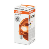 Set 10 becuri PY21W 12V 21W Galben Osram