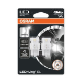 Set 2 becuri W21/5W 12V 1.9W Osram - led alb - blister