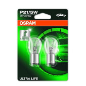 Set 2 becuri P21/5W 12V 21/5W ULTRA LIFE Osram-blister