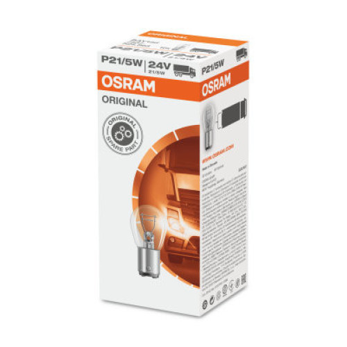 Set 10 becuri P21/5W 24V 21/5W Osram