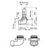 Bec HB3 12V 60W X-tremeVision Pro150 Philips-blister